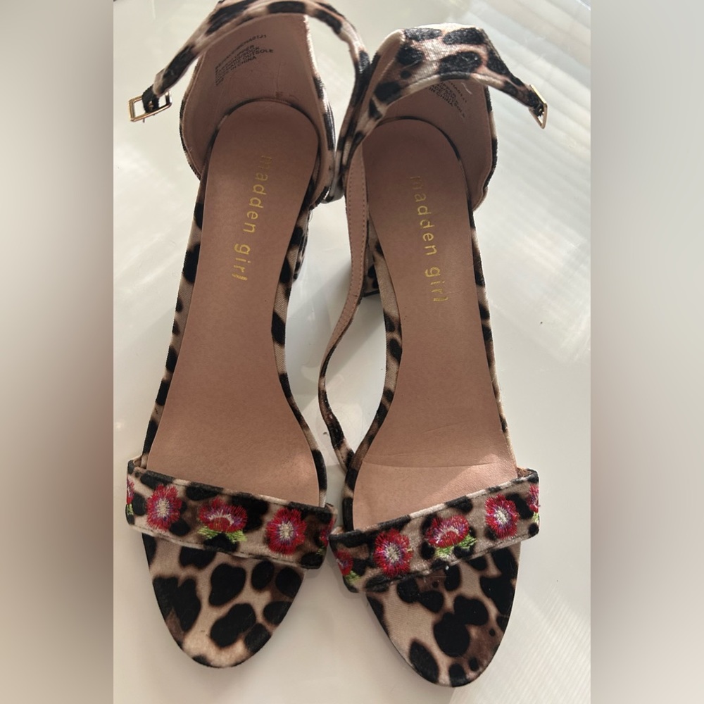 Madden Girl ankle strap block heels